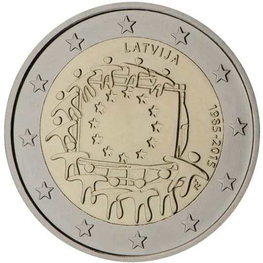 Latvia 2015: The 30th anniversary of the EU flag