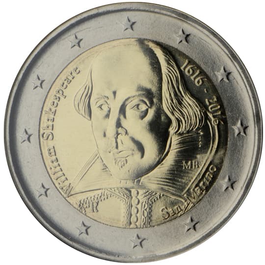 San Marino 2016: 400th anniversary of the death of William Shakespeare