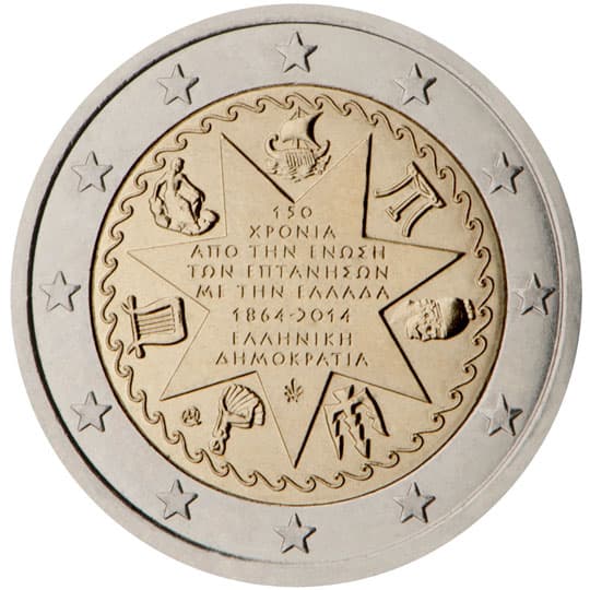 Greece 2014: 150th anniversary of the union of the Ionian Islands with Greece (1864-2014)
