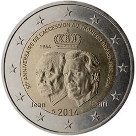 Luxembourg 2014: 50th anniversary of the accession to the throne of the Grand-Duke Jean