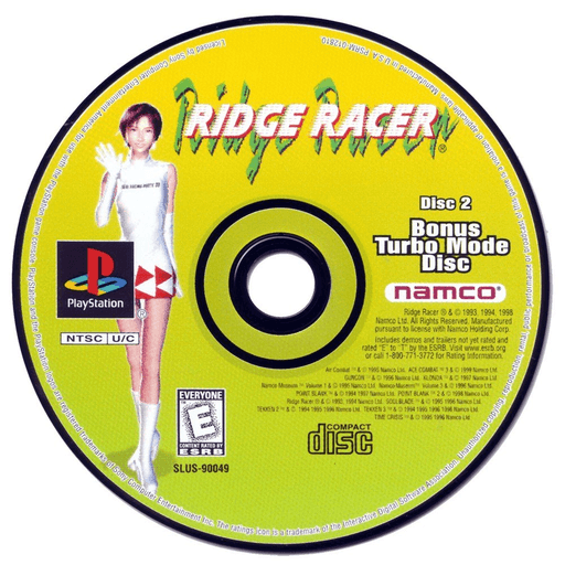 Ridge Racer Bonus Turbo Mode Disc