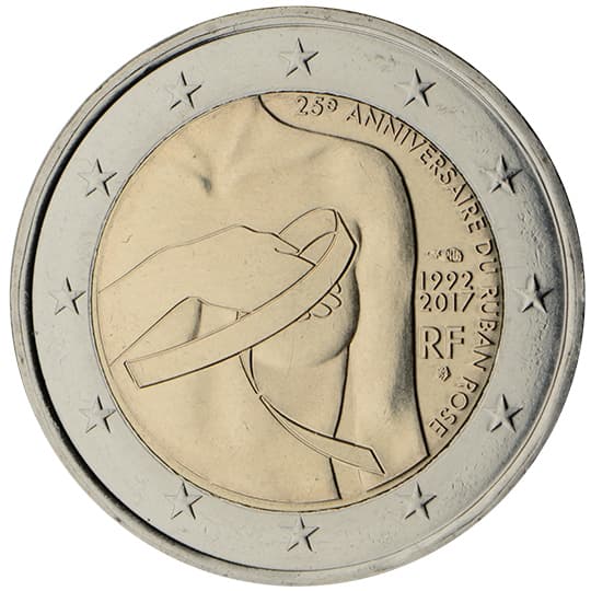 France 2017: 25th anniversary of the pink ribbon, symbol of the fight against breast cancer