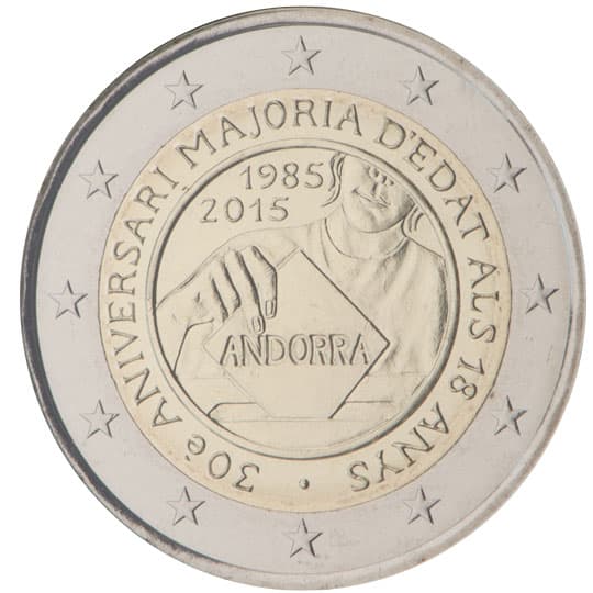 Andorra 2015: 30th anniversary of the Coming of Age and Political Rights to the Men and Women turning 18 years old
